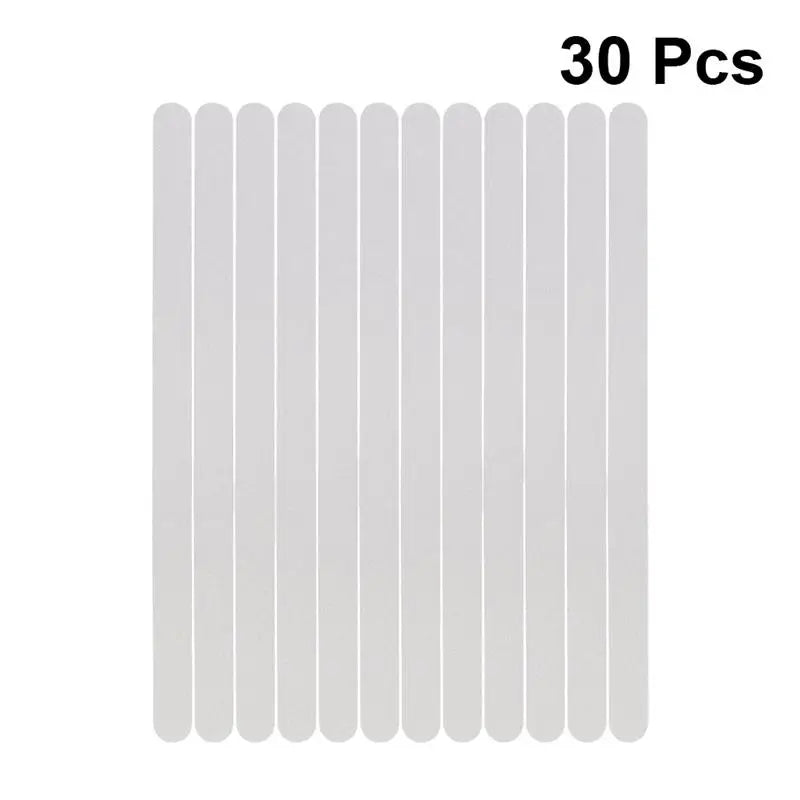 6/12PCS Bathroom Slip Transparent Non-Slip Tape Anti-Slip Strips Shower Stickers Square Round Flower Shaped Antiskid Sticker