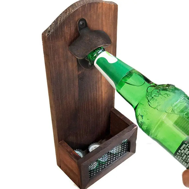10pcs 5pcs Bottle Opener Wall Mounted Rustic Beer Opener Set Vintage Look with Mounting Screws for Kitchen Cafe Bars