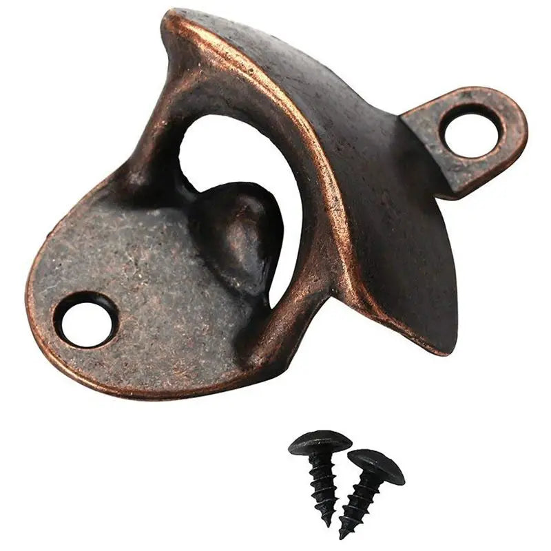 10pcs 5pcs Bottle Opener Wall Mounted Rustic Beer Opener Set Vintage Look with Mounting Screws for Kitchen Cafe Bars