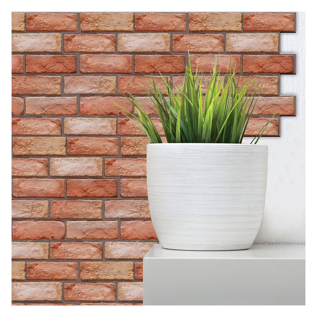 10Pcs 3D Wall Stickers PVC Self-adhesive Wallpapers for Kitchen Dining Living Room TV Background Home Decor Peel and Stick