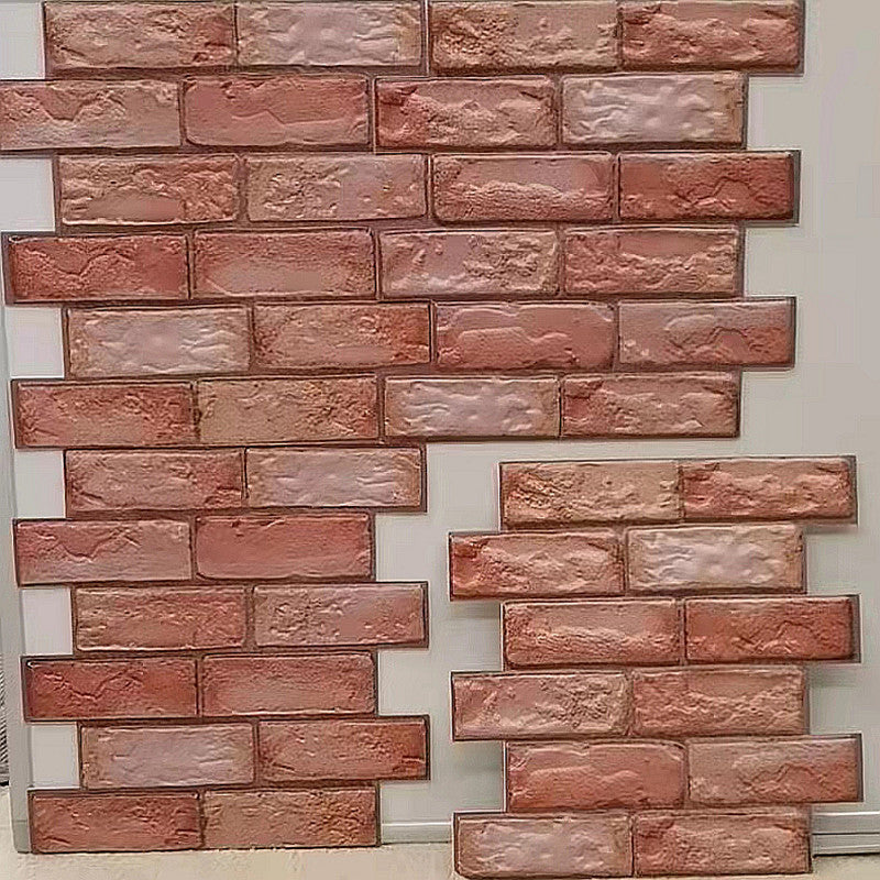 10Pcs 3D Wall Stickers PVC Self-adhesive Wallpapers for Kitchen Dining Living Room TV Background Home Decor Peel and Stick