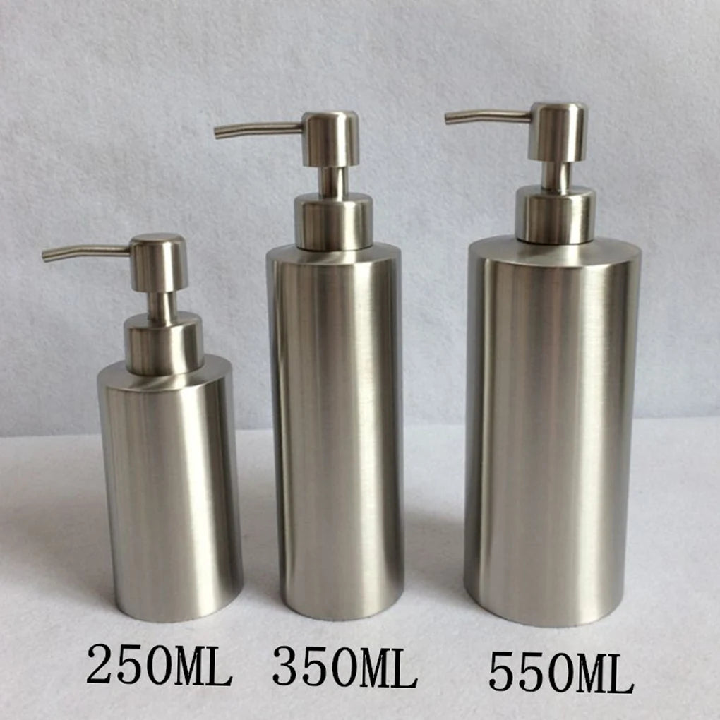 Stainless Steel Hand Wash Dispenser Portable Anti-rust Replacement Refillable Washable Reusable Stylish Home Bathroom Bottle