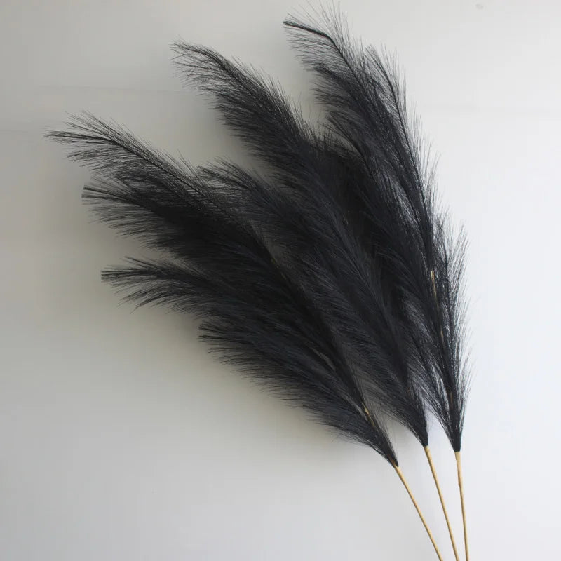 Large Artificial Pampas Grass 97cm Fake Pampas Floral Branches Boho Farmhouse Room Wedding Decor Christmas Halloween Decoration