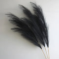Large Artificial Pampas Grass 97cm Fake Pampas Floral Branches Boho Farmhouse Room Wedding Decor Christmas Halloween Decoration