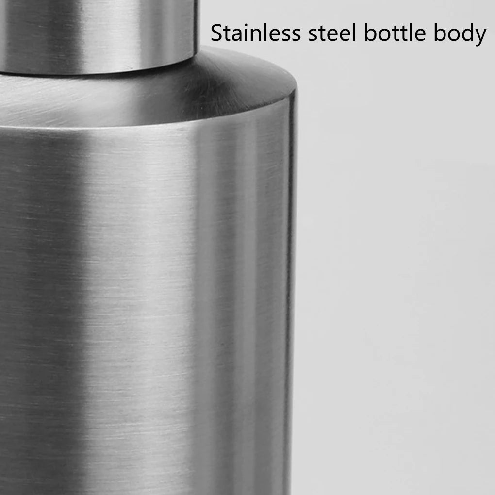 Stainless Steel Hand Wash Dispenser Portable Anti-rust Replacement Refillable Washable Reusable Stylish Home Bathroom Bottle