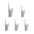 SARIHOSY 1/5PCS Matte Wall Hooks Bathroom Accessories Coat Hooks Towel Hook Creative for Key Hat Bag Home Decorative Hook