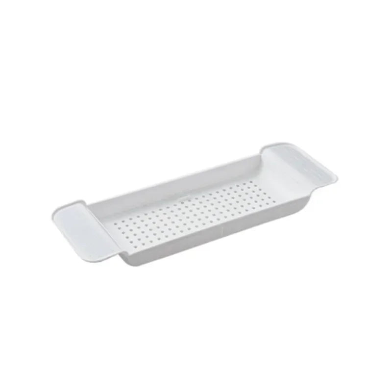 Bathroom Portable Tools Bathtub Shelf Extendable Bathtub Tray Shower Caddy Bamboo Bath Tub Rack Towel Holder Storage Organizer