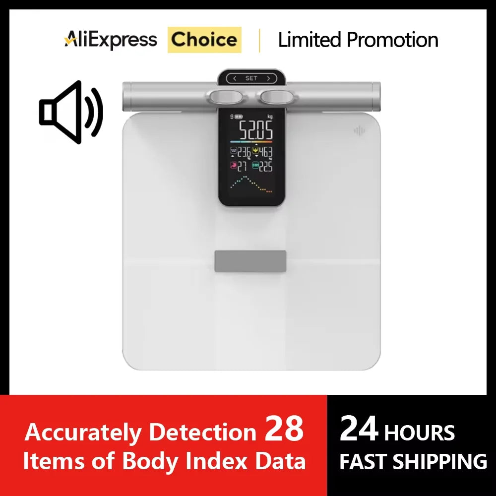 Smart Bioimpedance Scale Smart Body Composition Scale Digital Scale Body Fat Weight Scale Balance Bioimpedance Scale