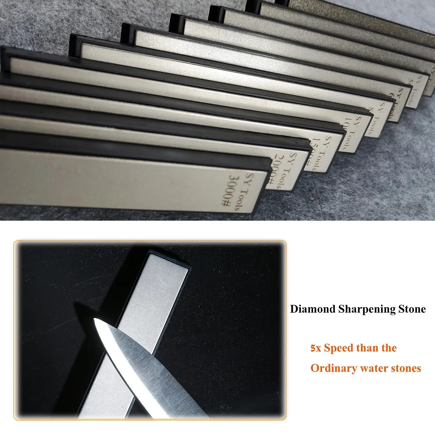 1pc Diamond Sharpening Stone for Home and Outdoor Knives Sharpens Blades Quickly and Easily For Apex Ruixin Pro Knife Sharpener