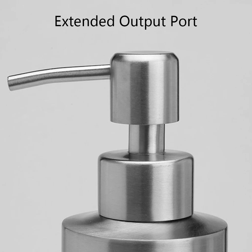 Stainless Steel Hand Wash Dispenser Portable Anti-rust Replacement Refillable Washable Reusable Stylish Home Bathroom Bottle