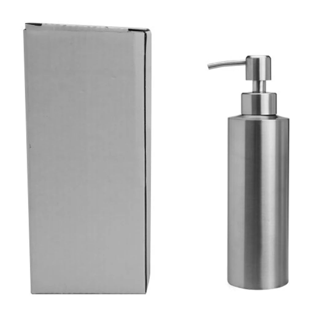 Stainless Steel Hand Wash Dispenser Portable Anti-rust Replacement Refillable Washable Reusable Stylish Home Bathroom Bottle