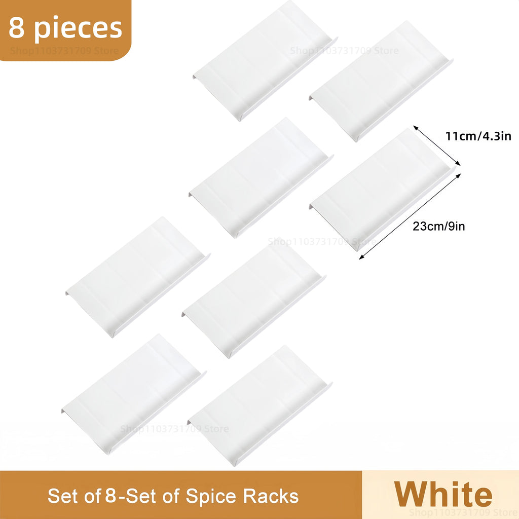 Drawer Spice racks for Kitchen 4 Layers Adjustable Spice Rack for Spice Jars Seasoning Shelf Cabinet Pantry Kitchen Organizer