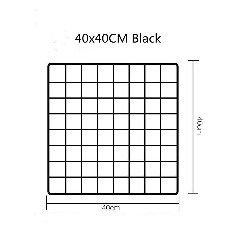 Grid Photo Wall Accessories Hanging Basket Wrought Iron Wall Decoration Creative Wall Decorations Hanging Decoration Wall Indoor