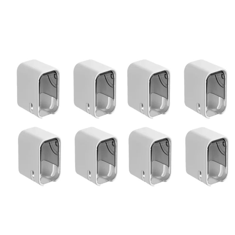 2/3/4PCS Toothbrush Holder Wall-mounted Punch-free Toothbrush Rack Dustproof Bathroom Electric  Toothbrush Organizer