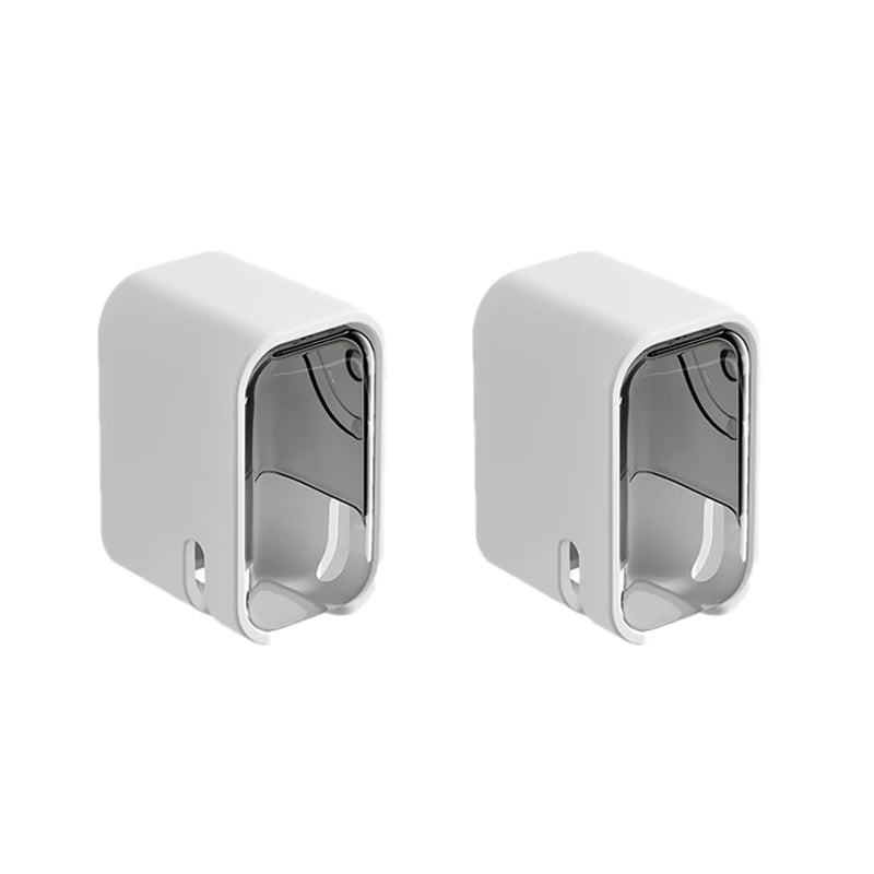 2/3/4PCS Toothbrush Holder Wall-mounted Punch-free Toothbrush Rack Dustproof Bathroom Electric  Toothbrush Organizer