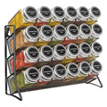 4 Tier Cupboard Storage Shelf Metal Spice Seasoning Jar Organizer Rack Wall Mount Non-Slip Kitchen Pantry Small Can Stand Holder