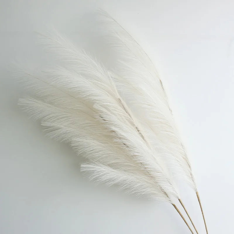 Large Artificial Pampas Grass 97cm Fake Pampas Floral Branches Boho Farmhouse Room Wedding Decor Christmas Halloween Decoration