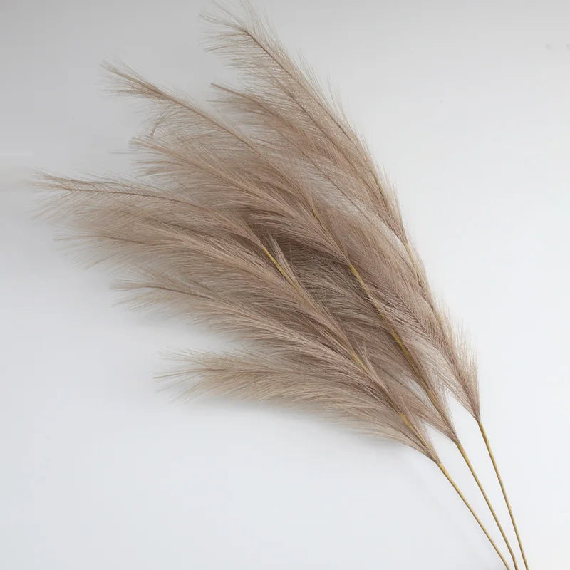 Large Artificial Pampas Grass 97cm Fake Pampas Floral Branches Boho Farmhouse Room Wedding Decor Christmas Halloween Decoration