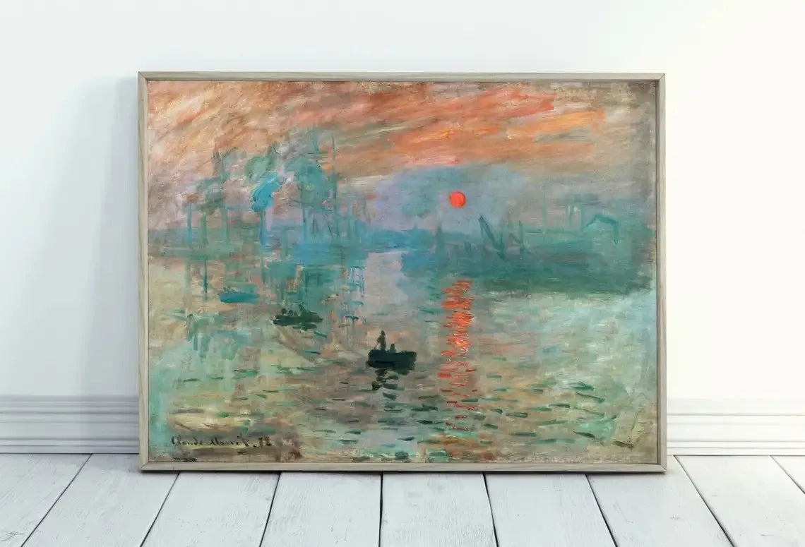 Monet Abstract Landscape Art Canvas Prints Painting Wall Art Famous Monet Posters Home Decoration Living Room Bedroom Decor Gift
