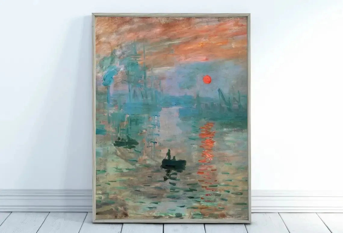 Monet Abstract Landscape Art Canvas Prints Painting Wall Art Famous Monet Posters Home Decoration Living Room Bedroom Decor Gift