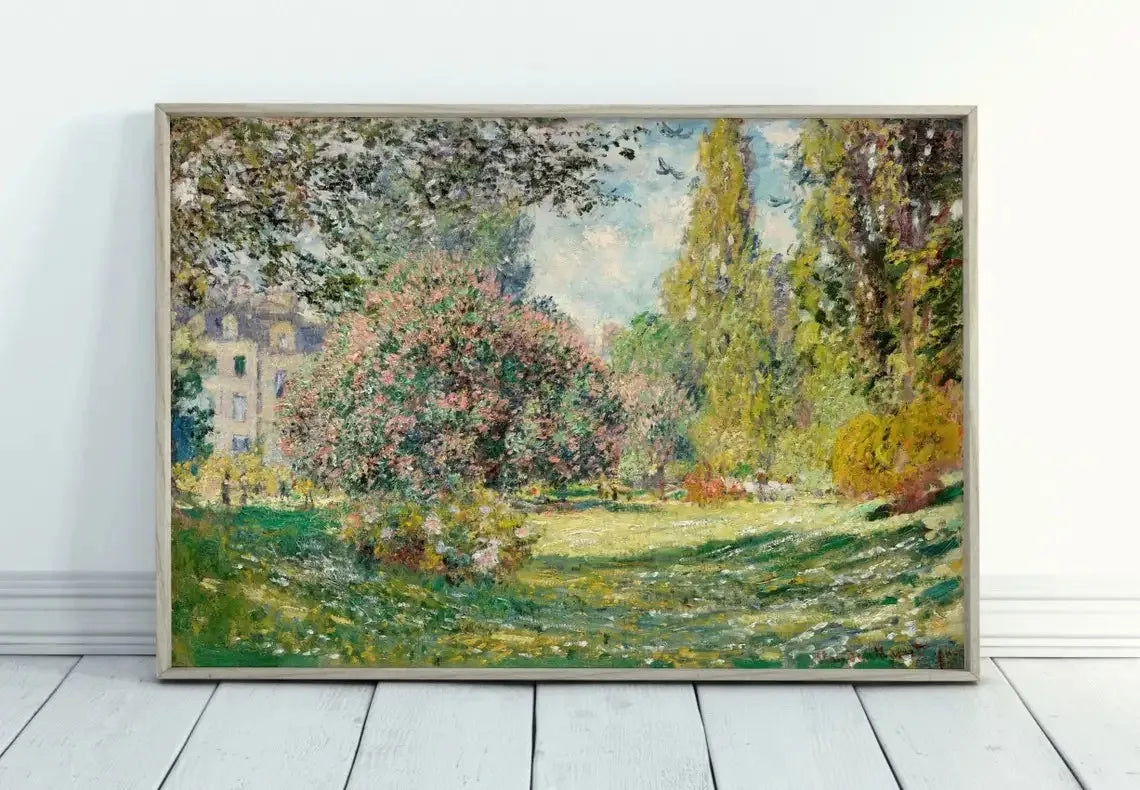 Monet Abstract Landscape Art Canvas Prints Painting Wall Art Famous Monet Posters Home Decoration Living Room Bedroom Decor Gift