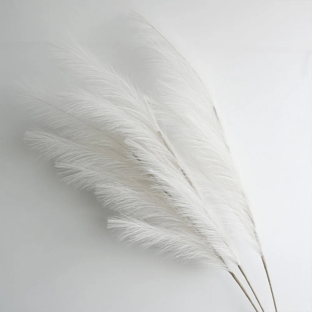 Large Artificial Pampas Grass 97cm Fake Pampas Floral Branches Boho Farmhouse Room Wedding Decor Christmas Halloween Decoration