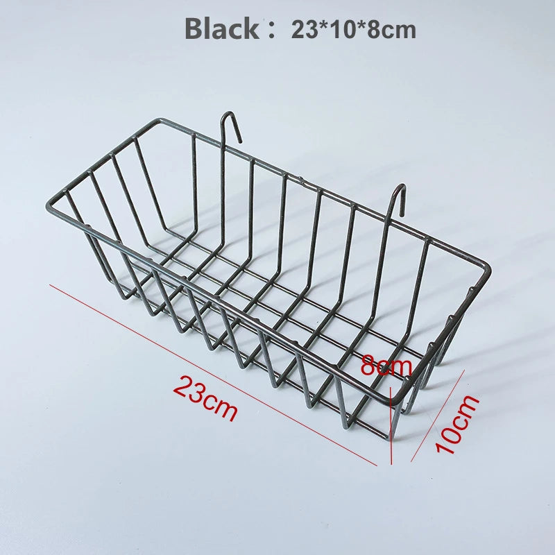 Grid Photo Wall Accessories Hanging Basket Wrought Iron Wall Decoration Creative Wall Decorations Hanging Decoration Wall Indoor