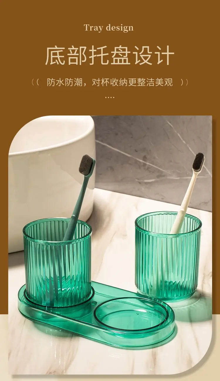 Bathroom Cup Simple Toothbrush Cup Hotel Gargle Cup Home Water Juice Cup Anti-fall Colorful Plastic Cup Bathroom Home Decor Gift