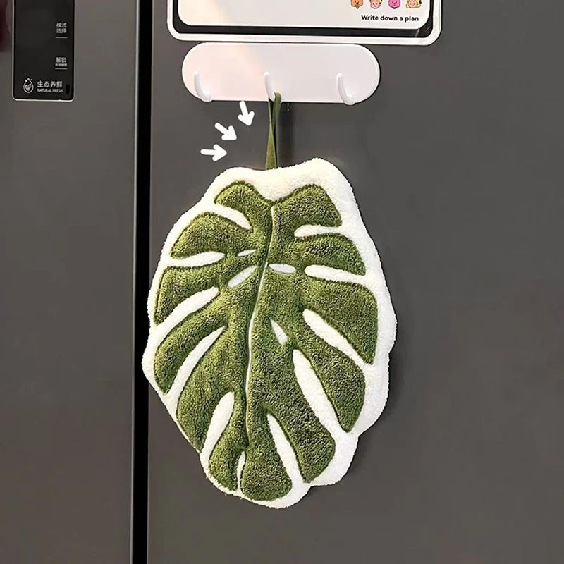 Creative Hand Towel Handkerchief Kitchen Towels Super Absorbent Towel Hanging Cleaning Cloth Bathroom Kitchen Accessories 손수건