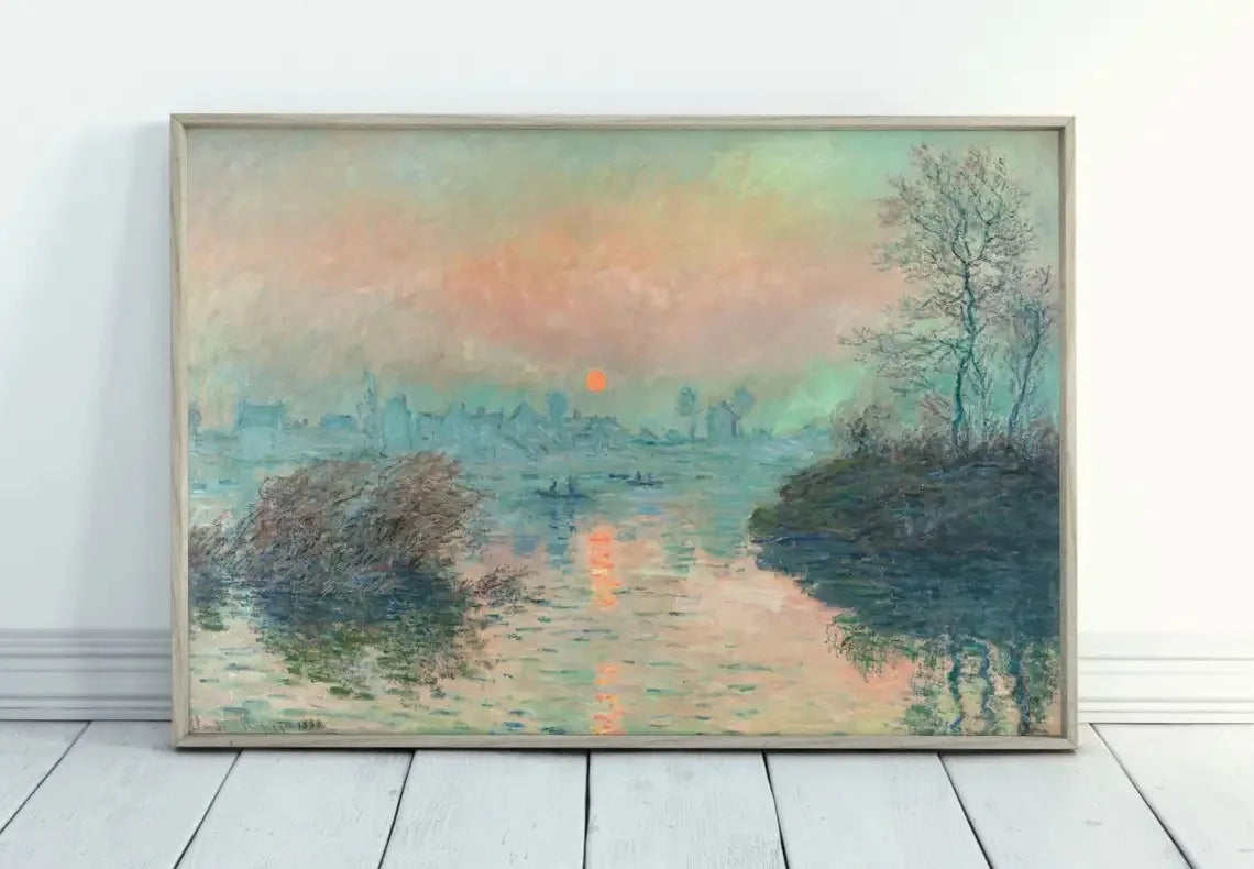 Monet Abstract Landscape Art Canvas Prints Painting Wall Art Famous Monet Posters Home Decoration Living Room Bedroom Decor Gift