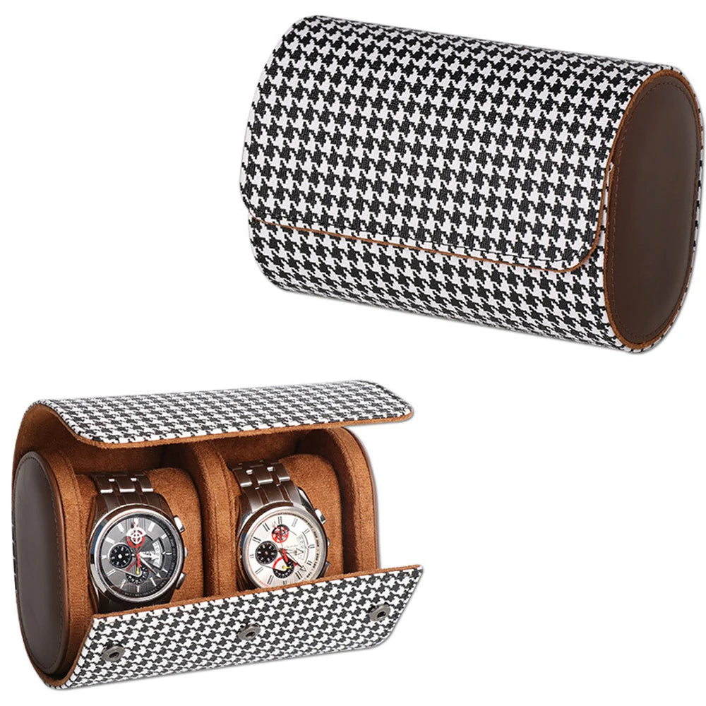 Watch Roll Travel Case-1/2/3 Slot Watch Storage and Organizer-Secure Storage with Innovative Removable Pillows & Solid Dividers