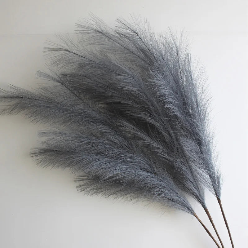 Large Artificial Pampas Grass 97cm Fake Pampas Floral Branches Boho Farmhouse Room Wedding Decor Christmas Halloween Decoration